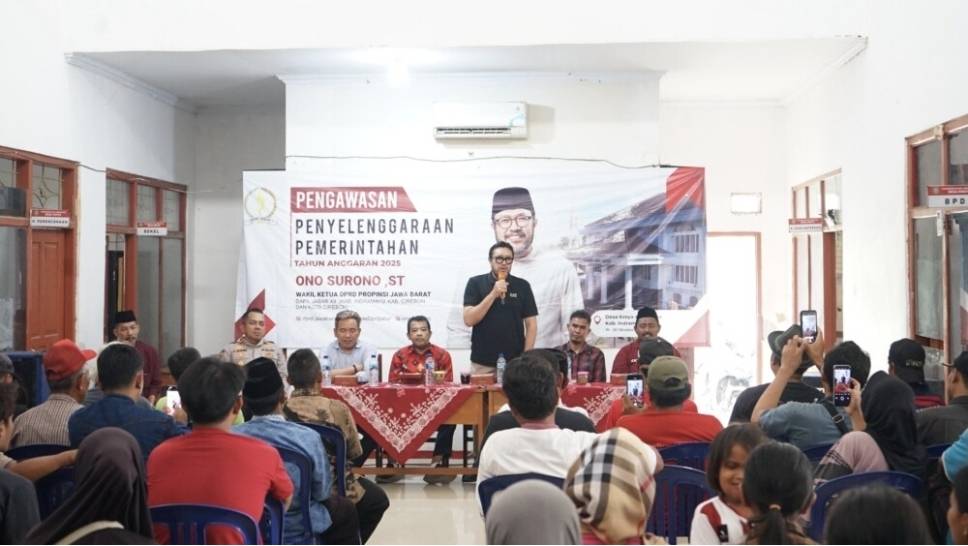 Wakil Ketua DPRD Jabar Ono Surono Minta Warga Indramayu Turut Aktif Awasi Pemerintahan