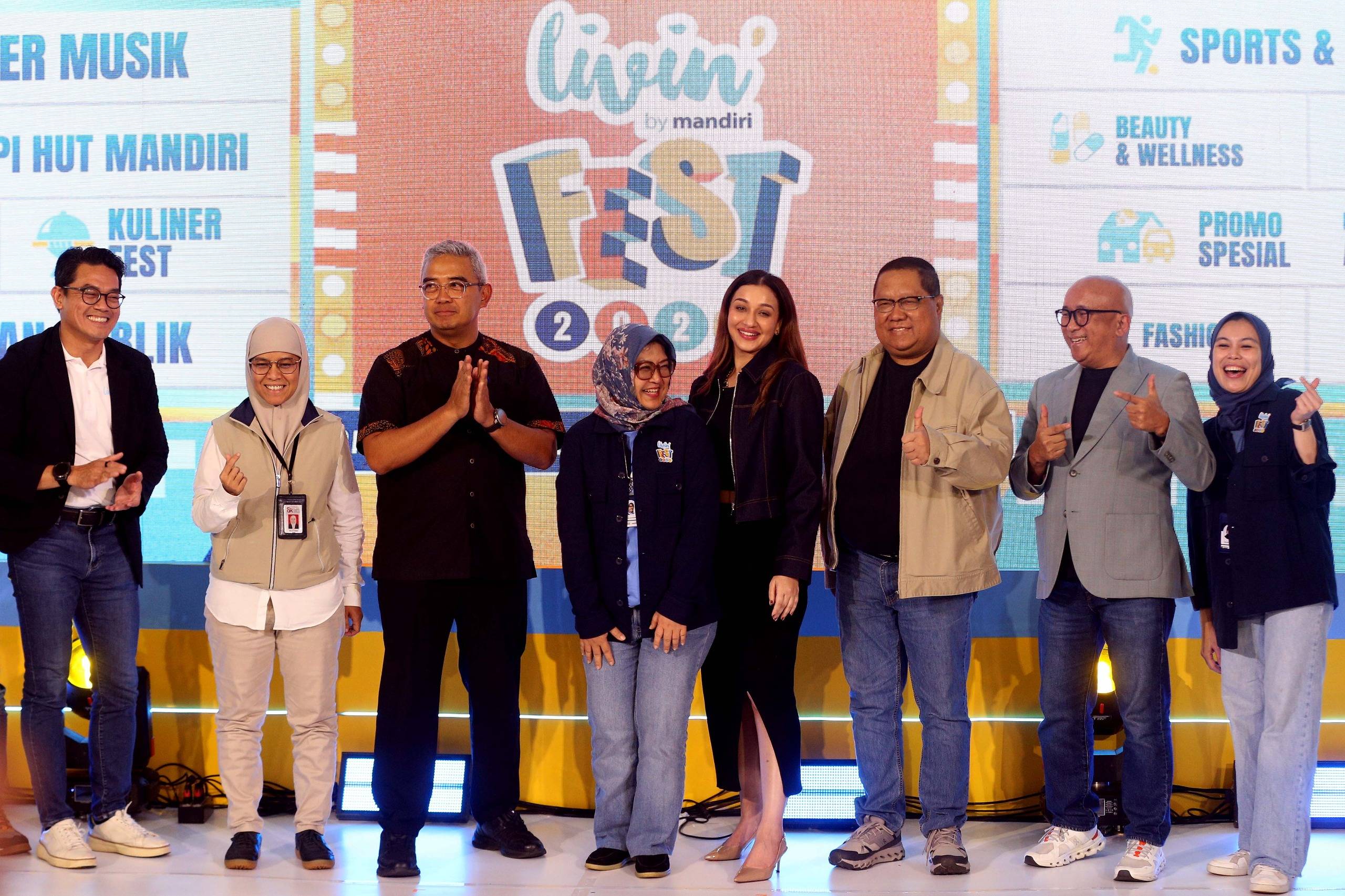 Livin’ Fest Bandung 2025 Dibuka, Bank Mandiri Rayakan 27 Tahun Sinergi Majukan Negeri
